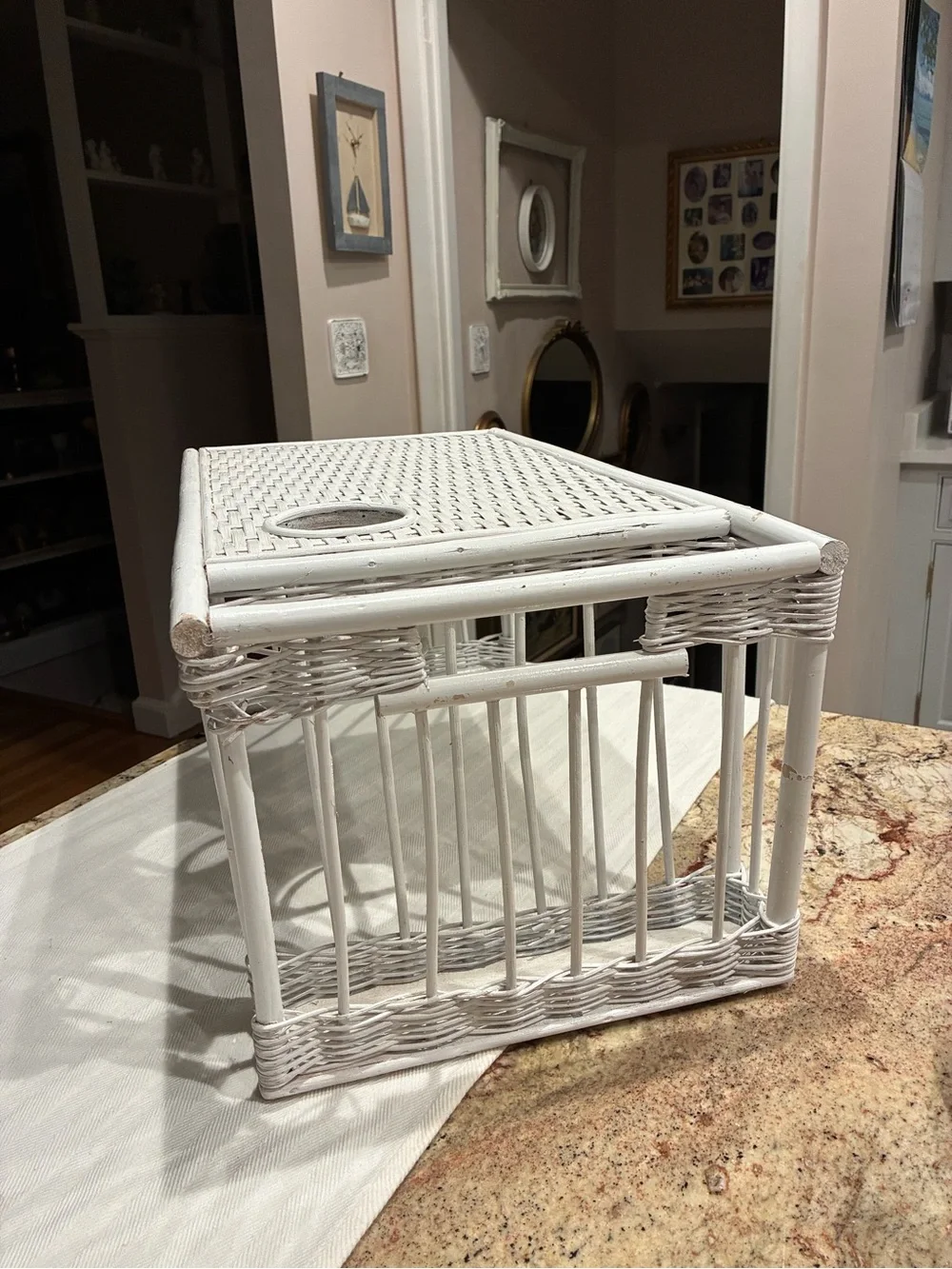 N/A white wicker